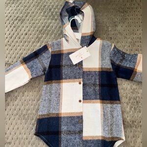 BRAND NEW! Multi color Flannel. Unisex Size 4T. Final Sale